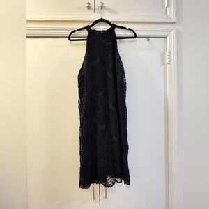Loft Lace Velvet Dress
